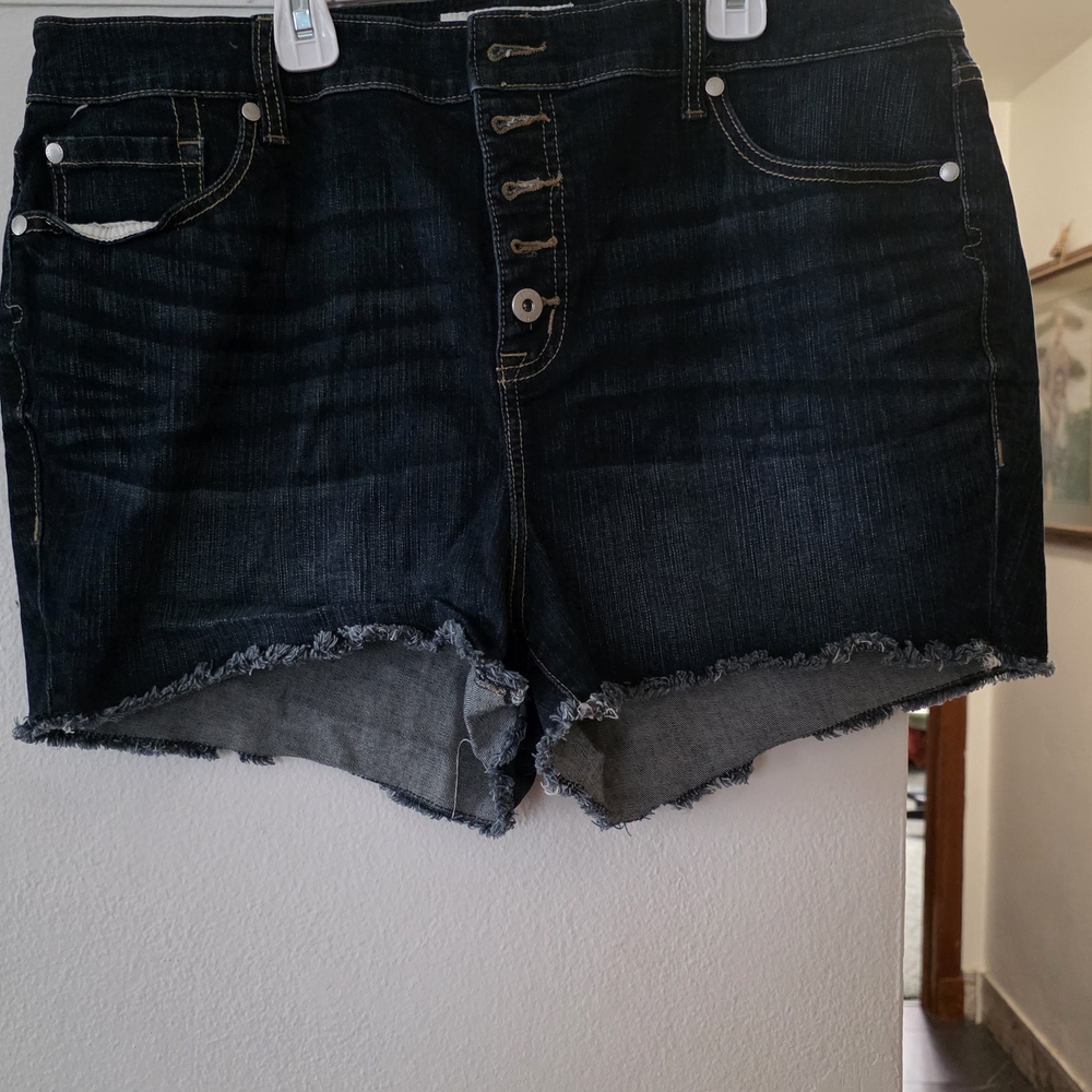 Torrid Blue Jean Shorts for Women - Picture 11 of 16